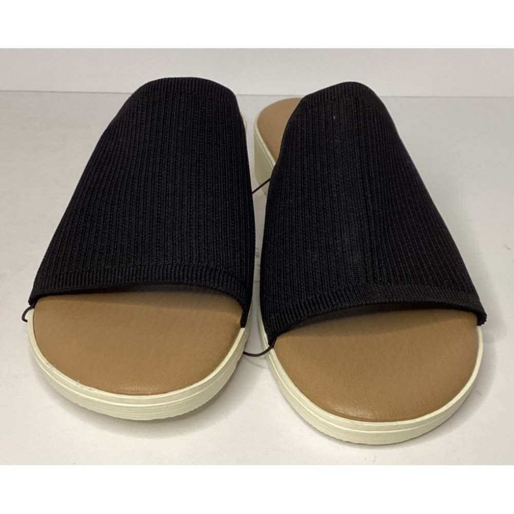 Kensie Ellie Women's Wedge Slide Size 10 Black NIB - Picture 3 of 6